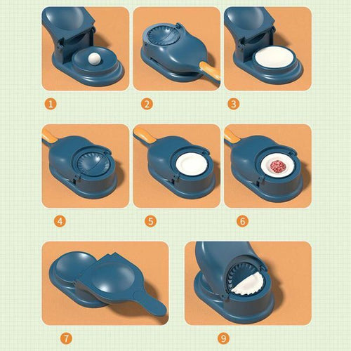 2-in-1 Dumpling Wrapper Tool Food Grade Manual Dumpling Wrapper (without Box)