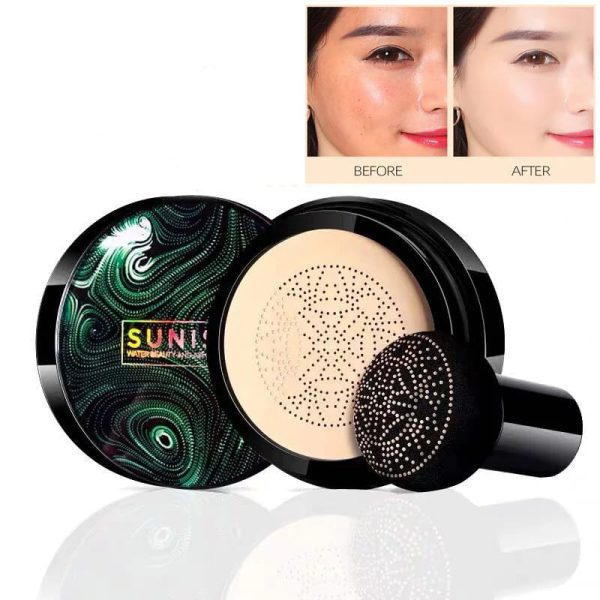 3 In 1 Makeup Deal Sunisa Foundation Base 20g Waterproof Mushroom Head Air Cushion Bb Cream Nude Liquid Foundations +yanqina 36h Liner + 5 In 1 Lipstick Pen (random Shades)